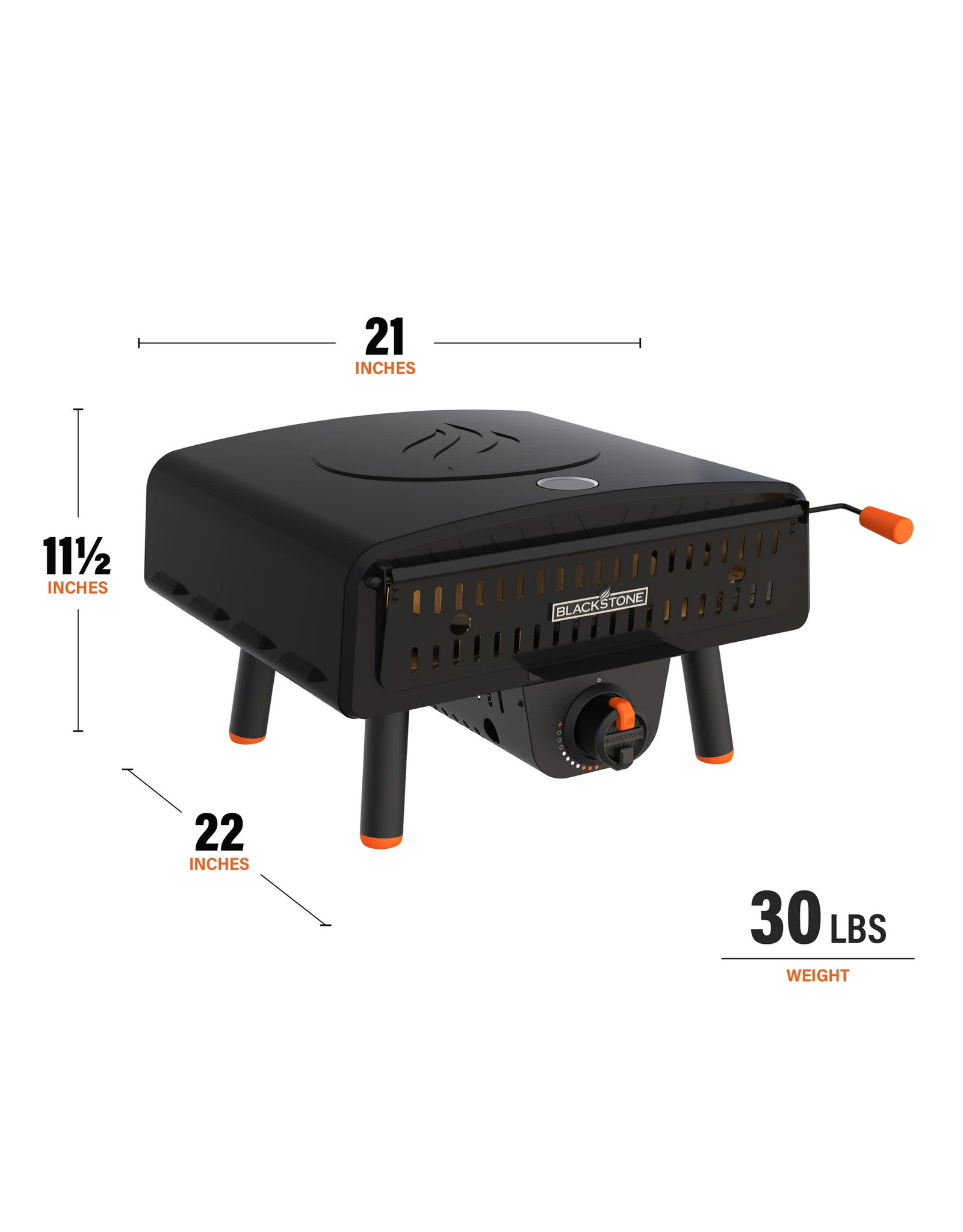 Blackstone Blackstone Leggero Tabletop Outdoor Pizza Oven with 13" Rotating Cordierite Stone - 2238