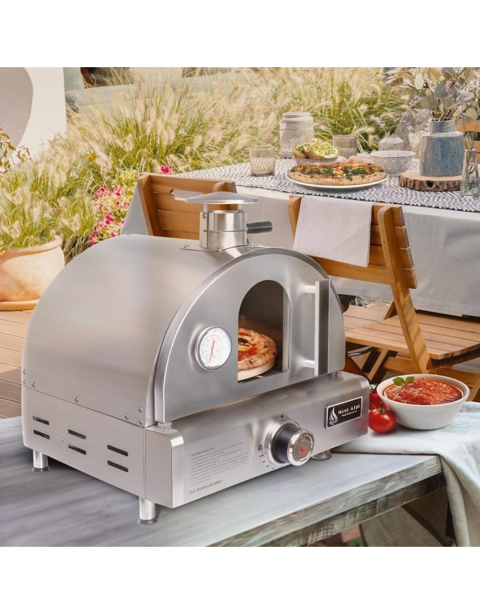 Mont Alpi Mont Alpi Portable Tabletop Pizza Oven - MAPZ-SS