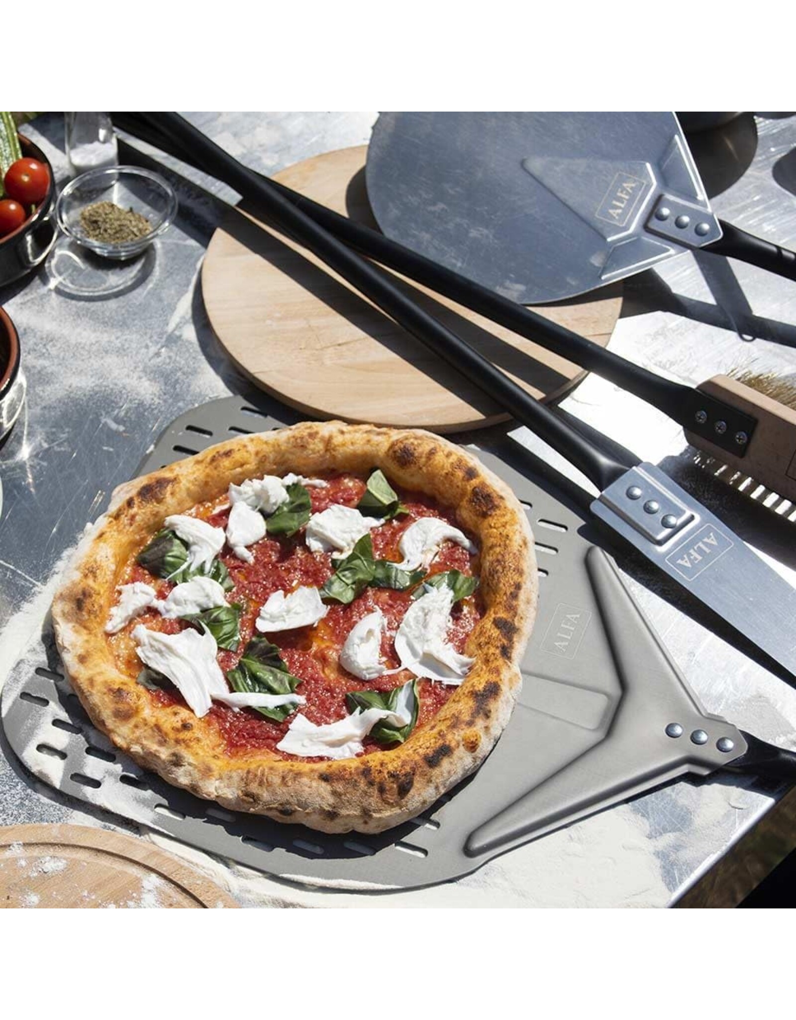 Alfa Pizza Ovens Alfa 36" Peel Set 3-Piece AC-3PSET36BK