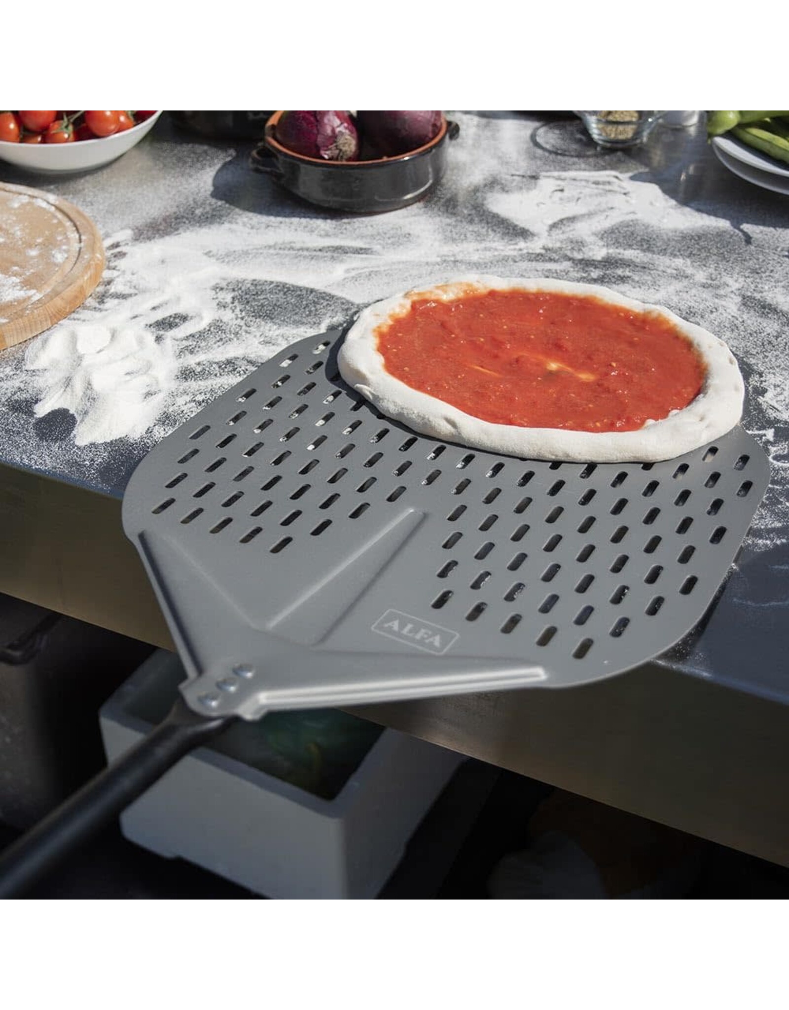 Alfa Pizza Ovens Alfa 36" Peel Set 3-Piece AC-3PSET36BK