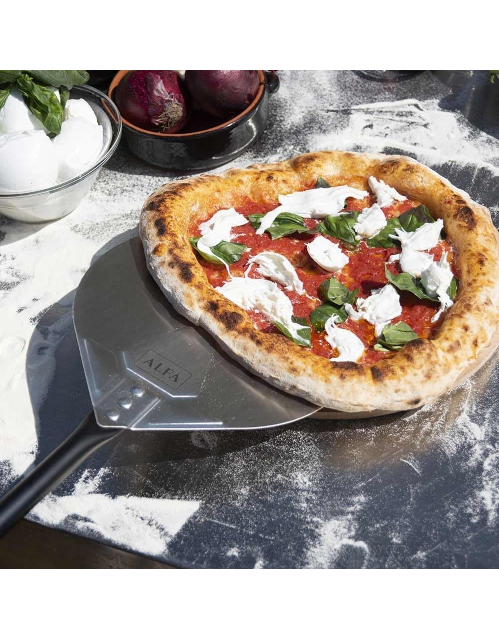Alfa Pizza Ovens Alfa 36" Peel Set 3-Piece AC-3PSET36BK