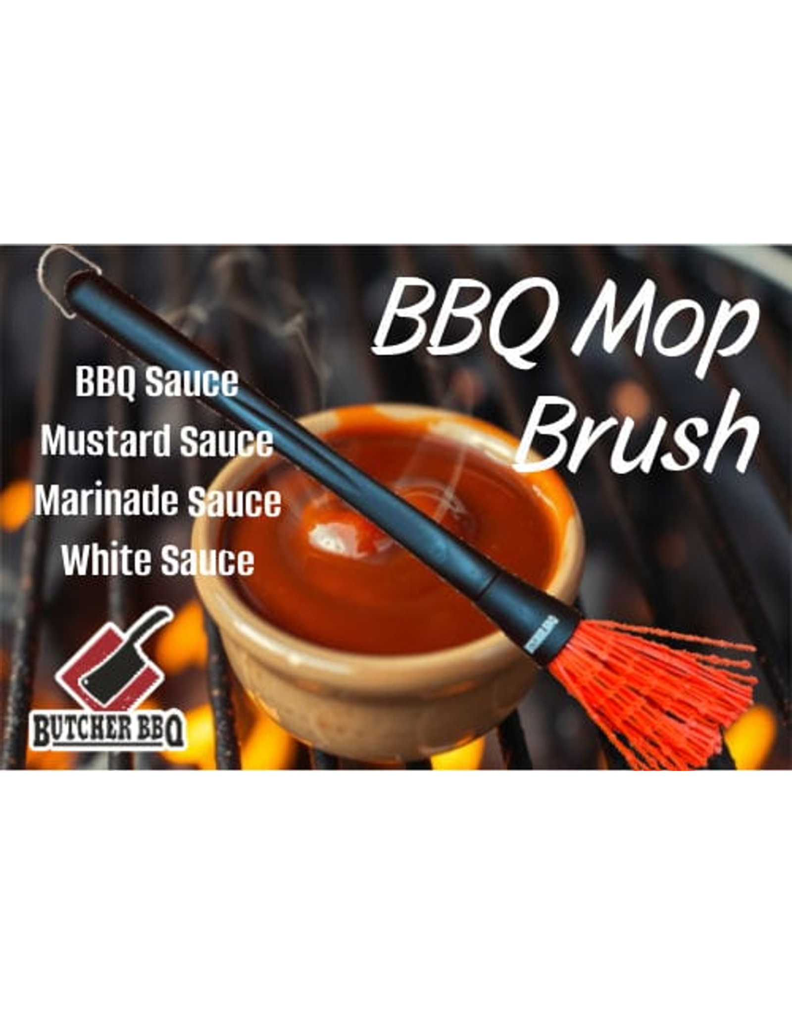 Butcher's BBQ Butcher's BBQ Products - 15" BBQ Mop Brush - BUTCHER264