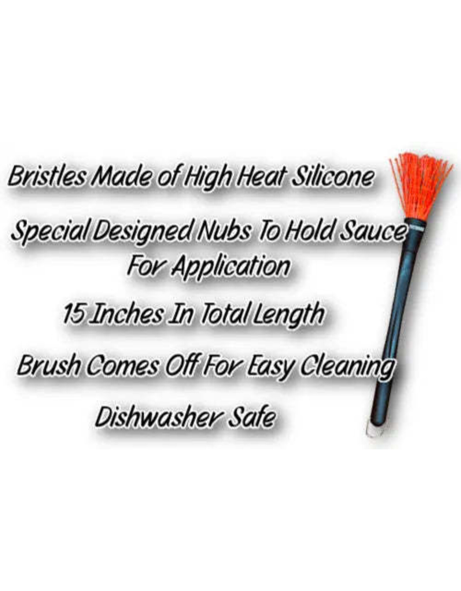 Butcher's BBQ Butcher's BBQ Products - 15" BBQ Mop Brush - BUTCHER264