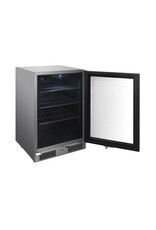 Blaze Outdoor Products Blaze 20-Inch 4.5 Cu. Ft. Outdoor Rated Beverage Cooler w/ Lock - BLZ-GDBEV20-4.5