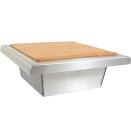 Blaze Outdoor Products Blaze 15-Inch Stainless Steel Trash Chute With Cutting Board - BLZ-TRC-CB