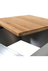 Blaze Outdoor Products Blaze 15-Inch Stainless Steel Trash Chute With Cutting Board - BLZ-TRC-CB