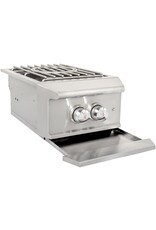 Blaze Outdoor Products Blaze Professional LUX Built-In Natural Gas High Performance Power Burner w/ Wok Ring & Stainless Steel Lid - BLZ-PROPB-NG