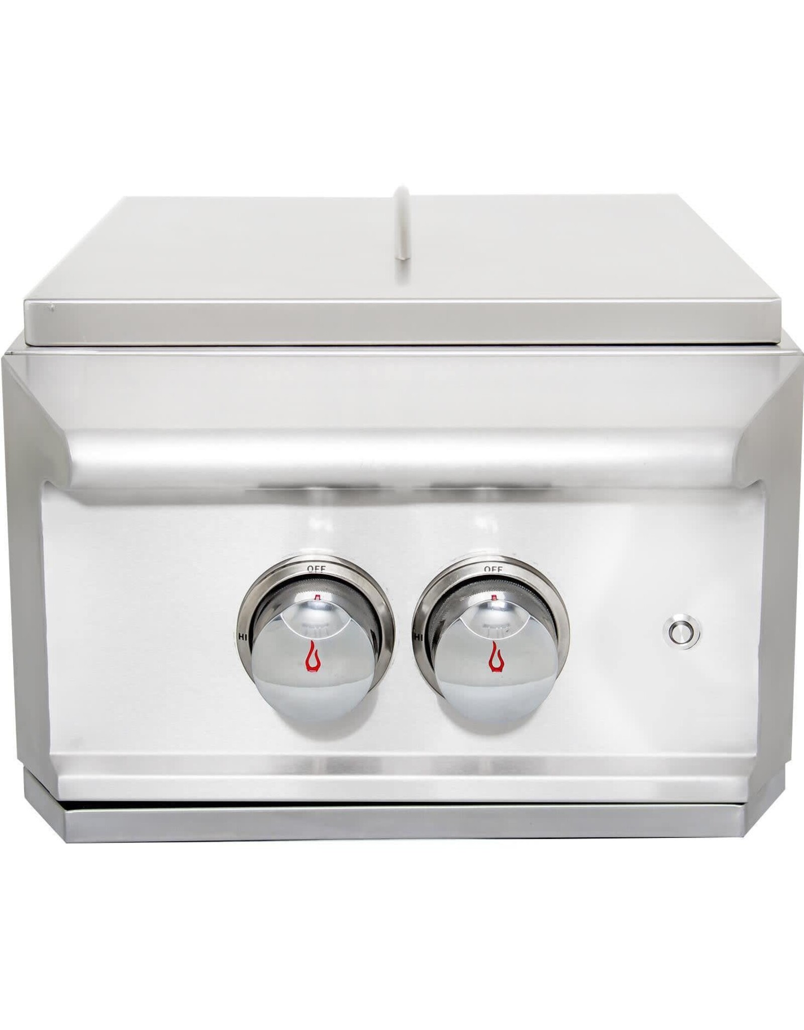Blaze Outdoor Products Blaze Professional LUX Built-In Natural Gas High Performance Power Burner w/ Wok Ring & Stainless Steel Lid - BLZ-PROPB-NG