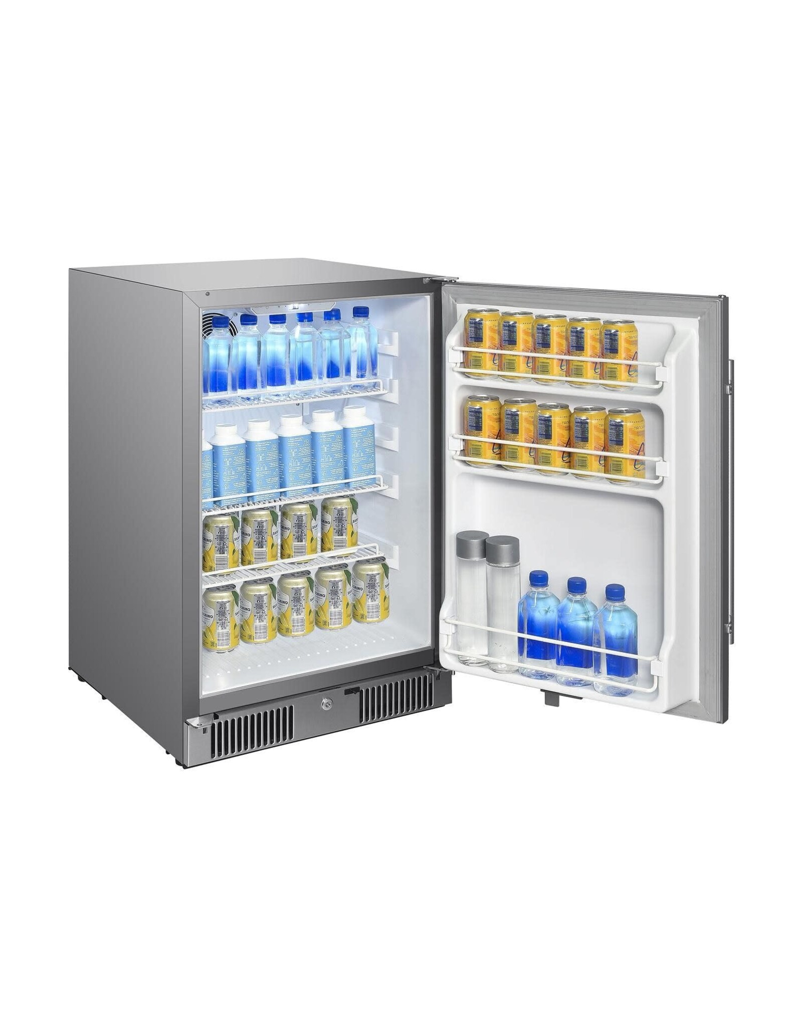 Blaze Outdoor Products Blaze 20-Inch 4.3 Cu. Ft. Outdoor Rated Refrigerator w/ Lock - BLZ-SSRF20-4.3