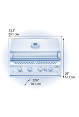 Napoleon Napoleon 700 Series 5-Burner 32-Inch Built-In Natural Gas Grill w/ Rotisserie & SafetyGlow - BIG32RBNSS-1