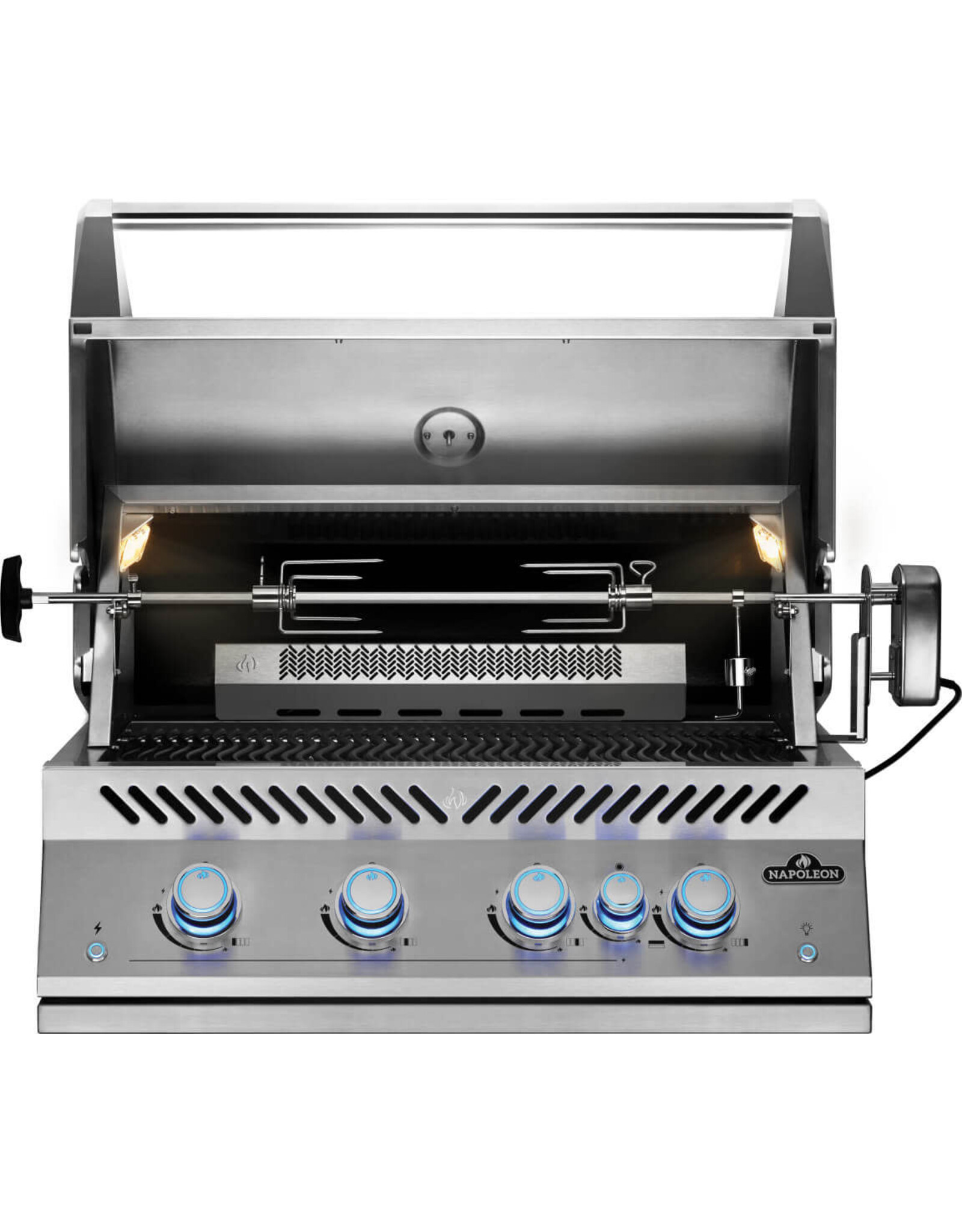 Napoleon Napoleon 700 Series 5-Burner 32-Inch Built-In Natural Gas Grill w/ Rotisserie & SafetyGlow - BIG32RBNSS-1