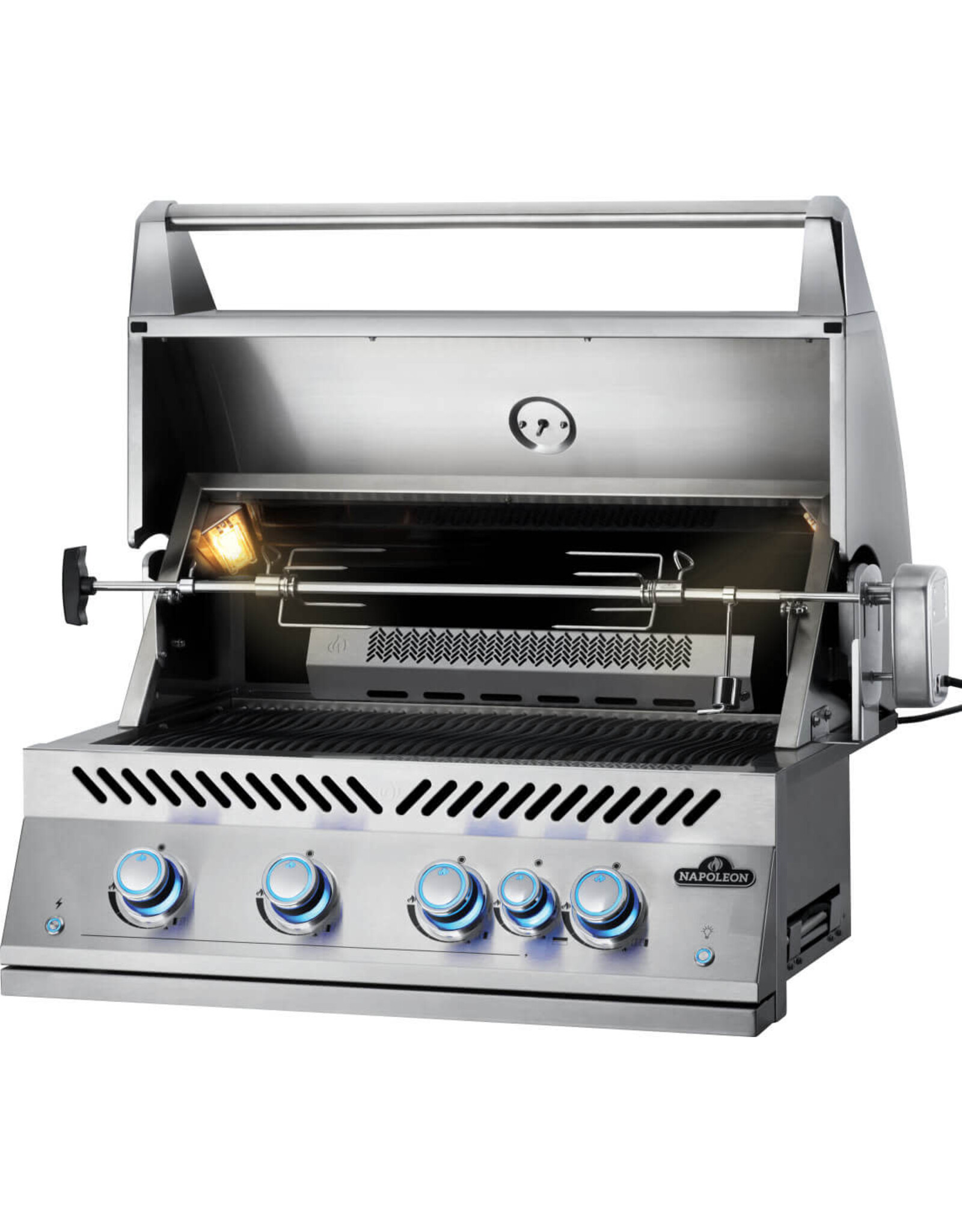 Napoleon Napoleon 700 Series 5-Burner 32-Inch Built-In Natural Gas Grill w/ Rotisserie & SafetyGlow - BIG32RBNSS-1