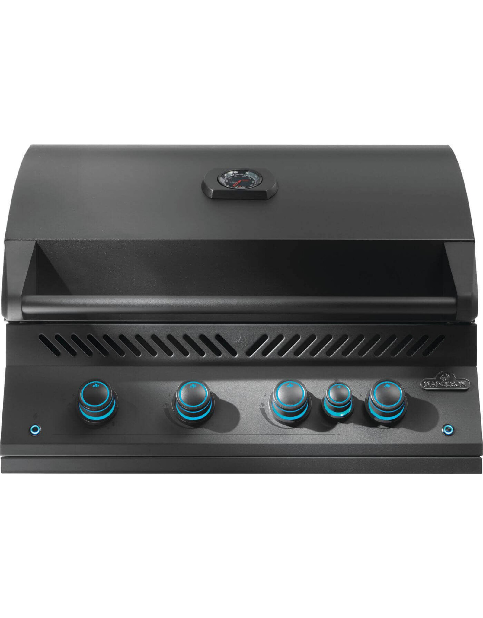 Napoleon Built-In 700 Series Gas Grill with Infrared Rear Burner  Matte Black Stainless Steel