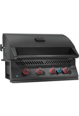 Napoleon Built-In 700 Series Gas Grill with Infrared Rear Burner  Matte Black Stainless Steel