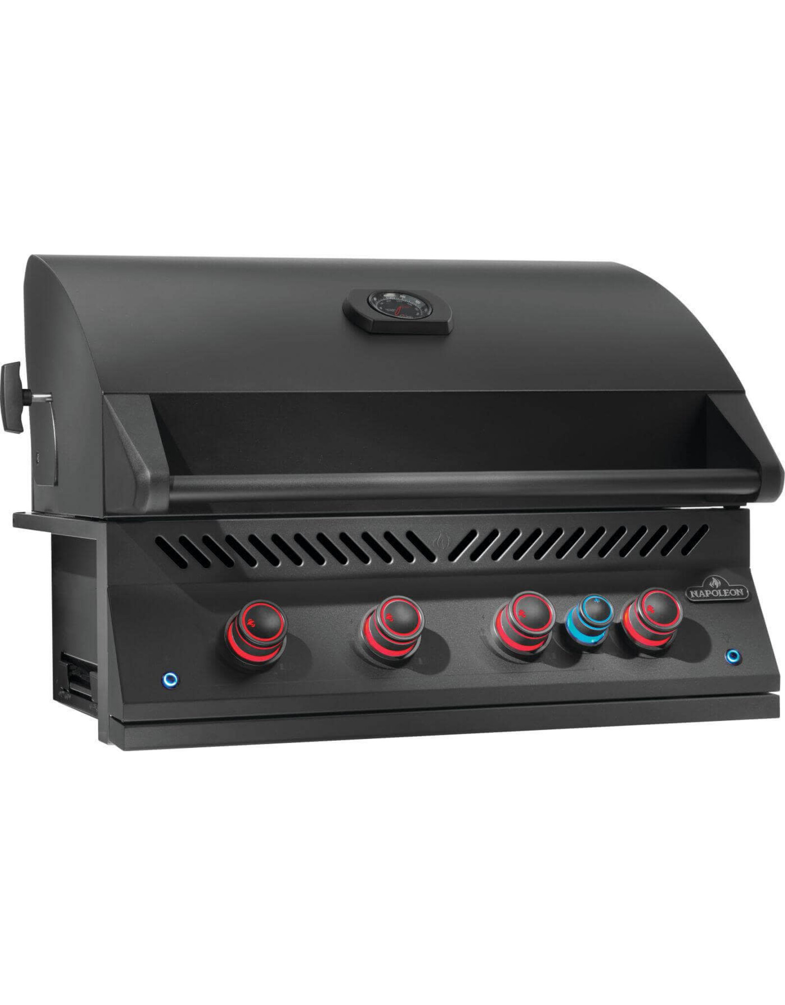 Napoleon Built-In 700 Series Gas Grill with Infrared Rear Burner  Matte Black Stainless Steel