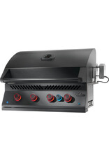 Napoleon Built-In 700 Series Gas Grill with Infrared Rear Burner  Matte Black Stainless Steel