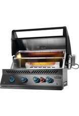 Napoleon Built-In 700 Series Gas Grill with Infrared Rear Burner  Matte Black Stainless Steel
