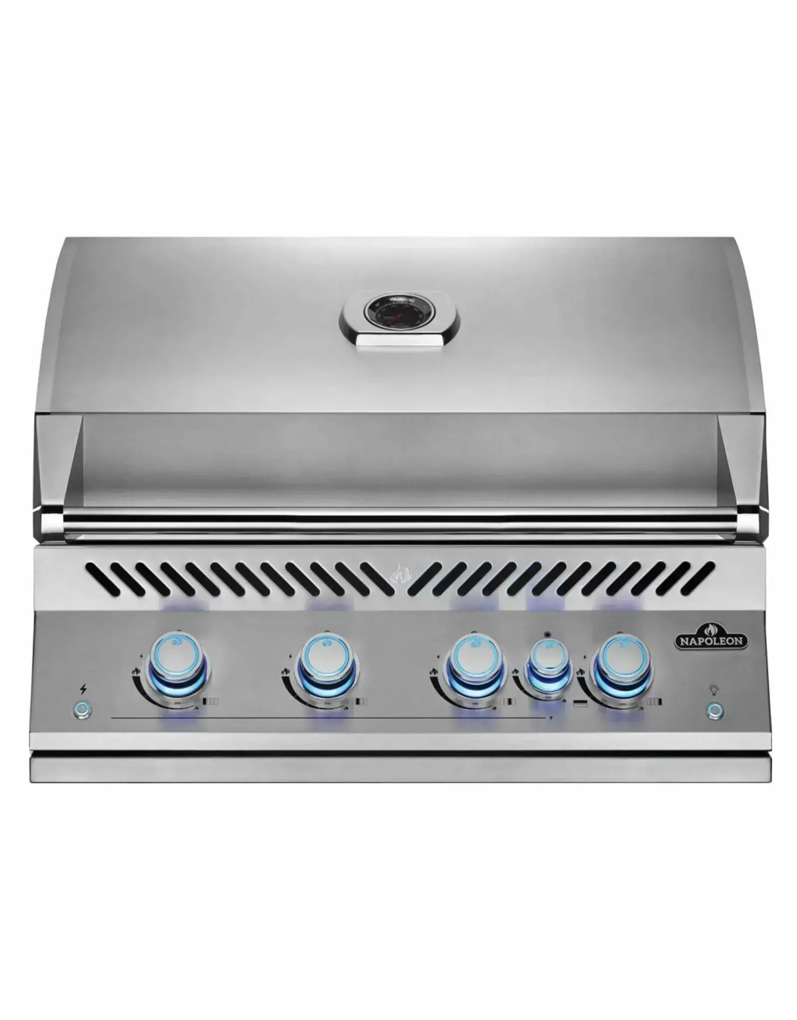 Napoleon Napoleon 700 Series 5-Burner 32-Inch Built-In Propane Grill w/ Rotisserie & SafetyGlow - BIG32RBPSS-1