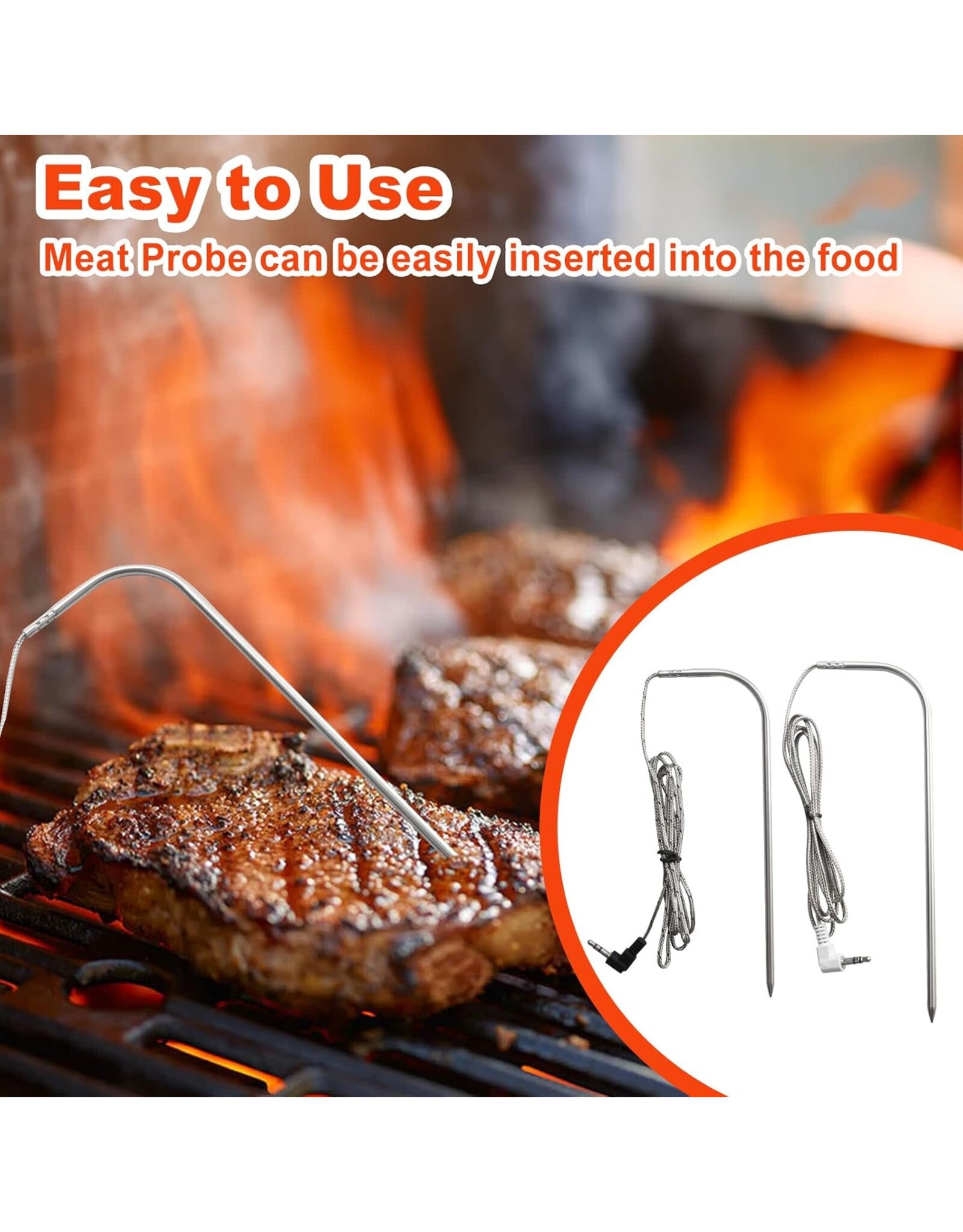 Traeger Traeger Plastic/Steel Grill Temperature Controller and Meat Thermometer For Traeger Pro 33/34 - BAC365