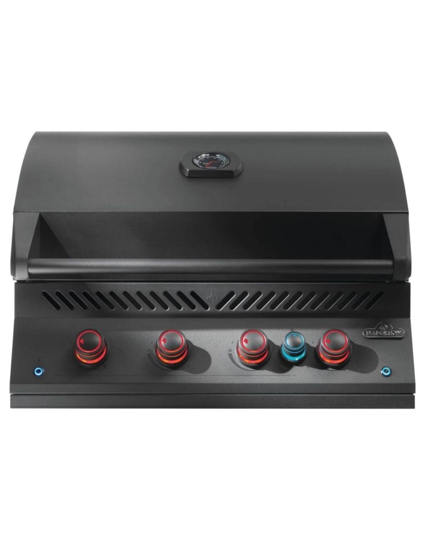 Napoleon Built-In 700 Series Gas Grill with Infrared Rear Burner  Matte Black Stainless Steel