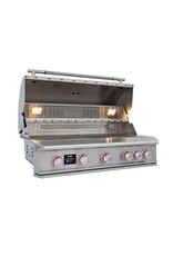 Blaze Outdoor Products Blaze LTE PRO 40-Inch 5-Burner Built-in Propane Gas Grill w/ Digital Temperature Screen & Rear Infrared Burner - BLZ-5LTEPRO-LP
