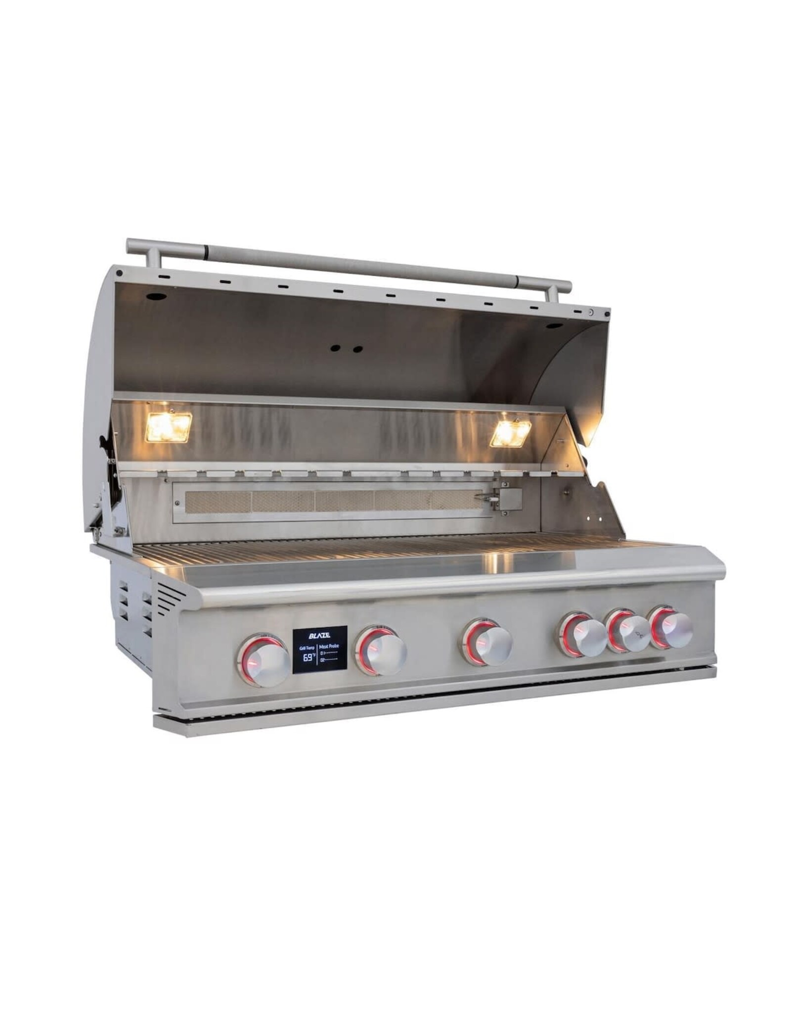 Blaze Outdoor Products Blaze LTE PRO 40-Inch 5-Burner Built-in Propane Gas Grill w/ Digital Temperature Screen & Rear Infrared Burner - BLZ-5LTEPRO-LP