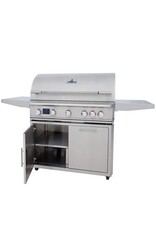 Blaze Outdoor Products Blaze Freestanding LTE PRO 40-Inch 5-Burner Propane Gas Grill w/ Digital Temperature Screen & Rear Infrared Burner BLZ-5LTEPRO-LP+BLZ-5LTEPRO-CART-LTSC