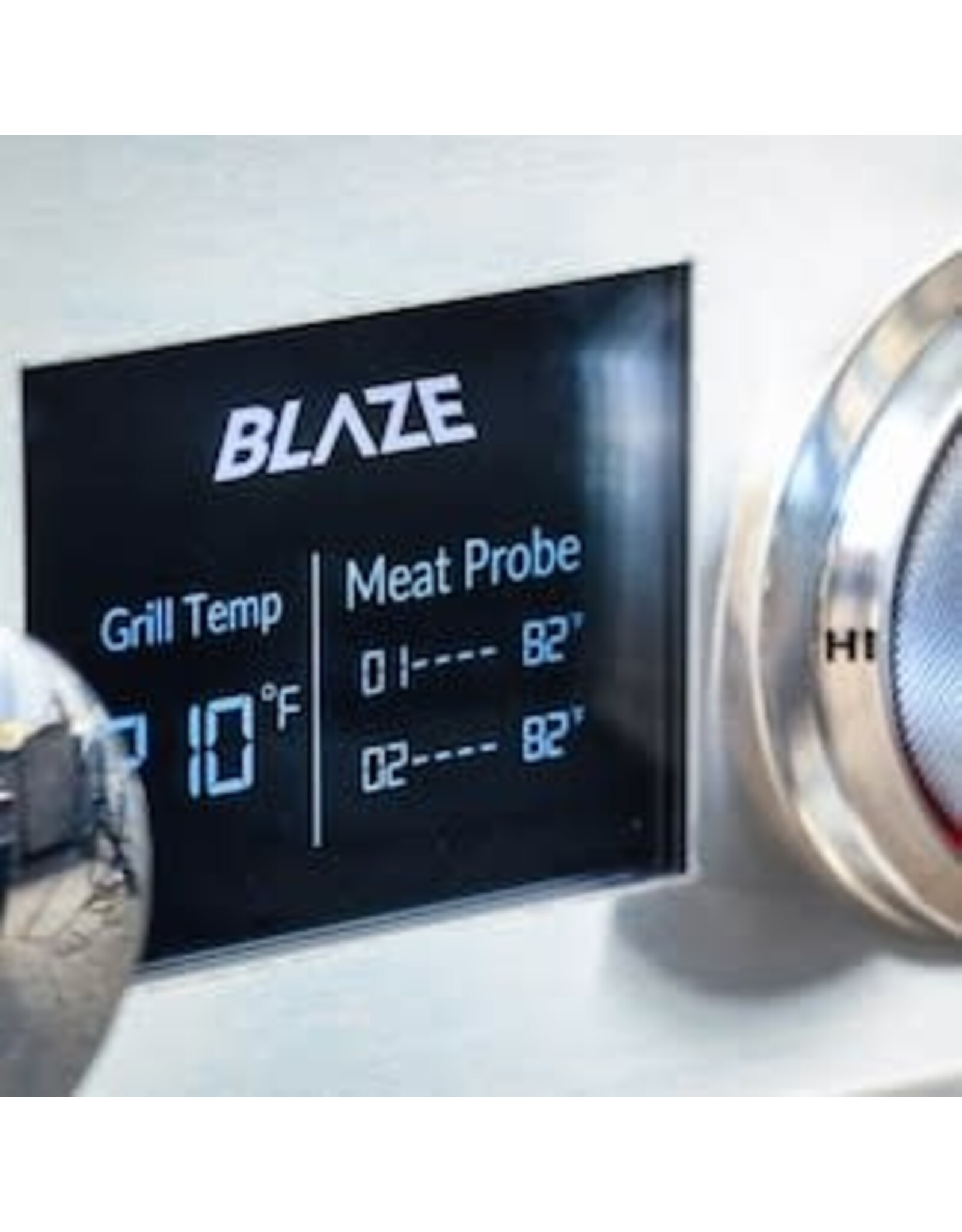 Blaze Outdoor Products Blaze Freestanding LTE PRO 40-Inch 5-Burner Propane Gas Grill w/ Digital Temperature Screen & Rear Infrared Burner BLZ-5LTEPRO-LP+BLZ-5LTEPRO-CART-LTSC
