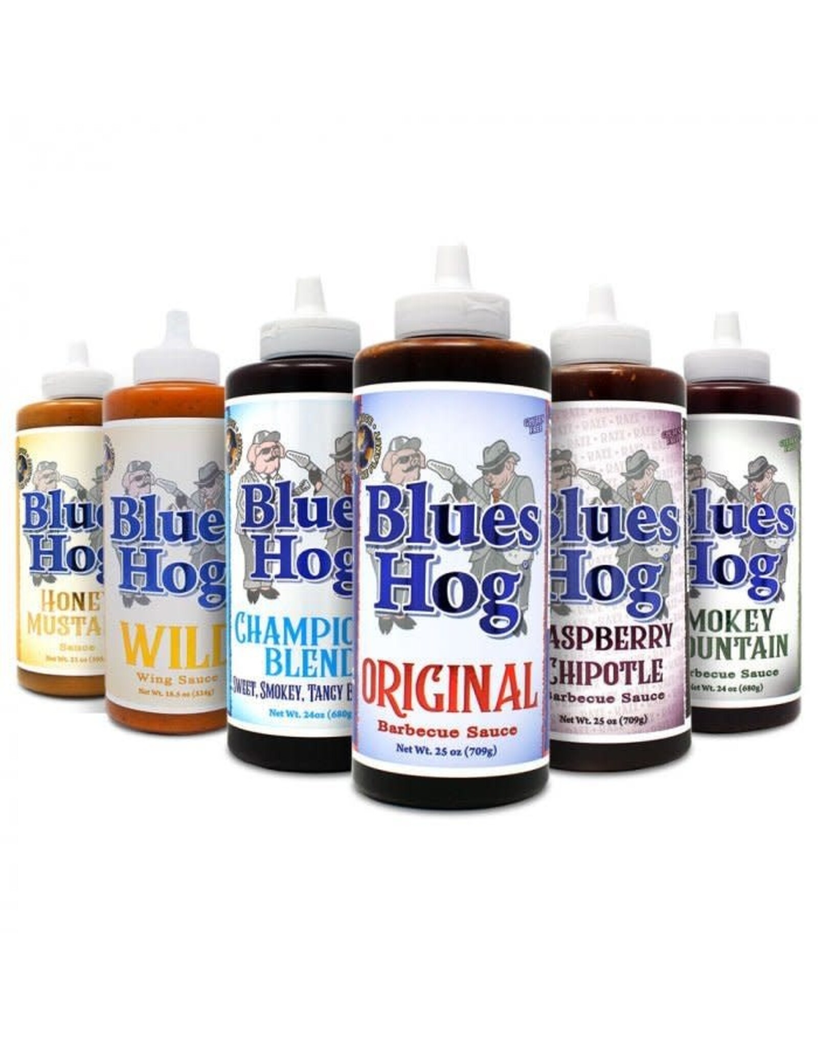 Blues Hog Blues Hog Variety 6-Pack Squeeze Bottle