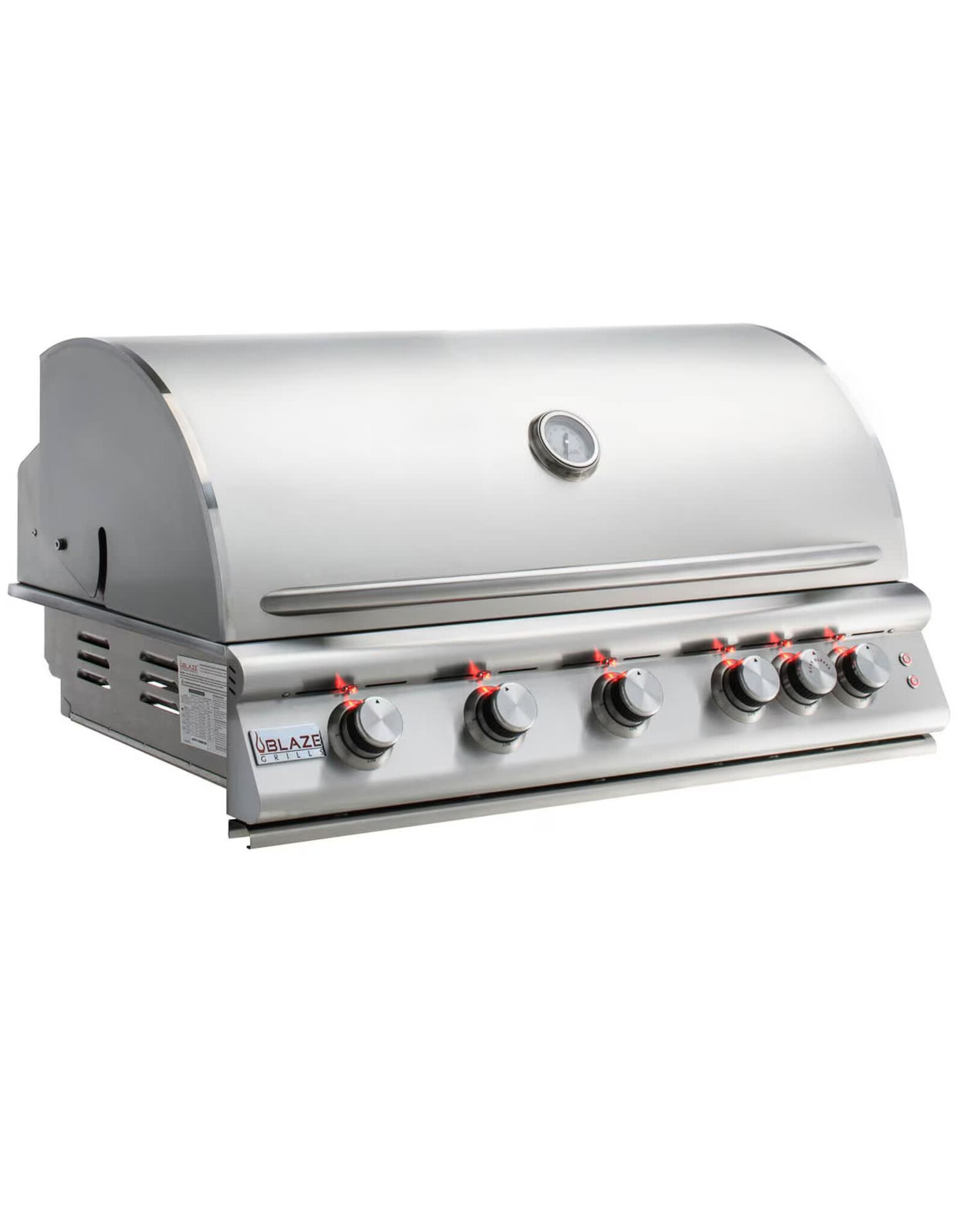 Blaze Outdoor Products Blaze Premium LTE Built-In Grill With Rear Infrared Burner & Grill Lights Built-In 40 Inch Natural Gas - BLZ-5LTE2-NG