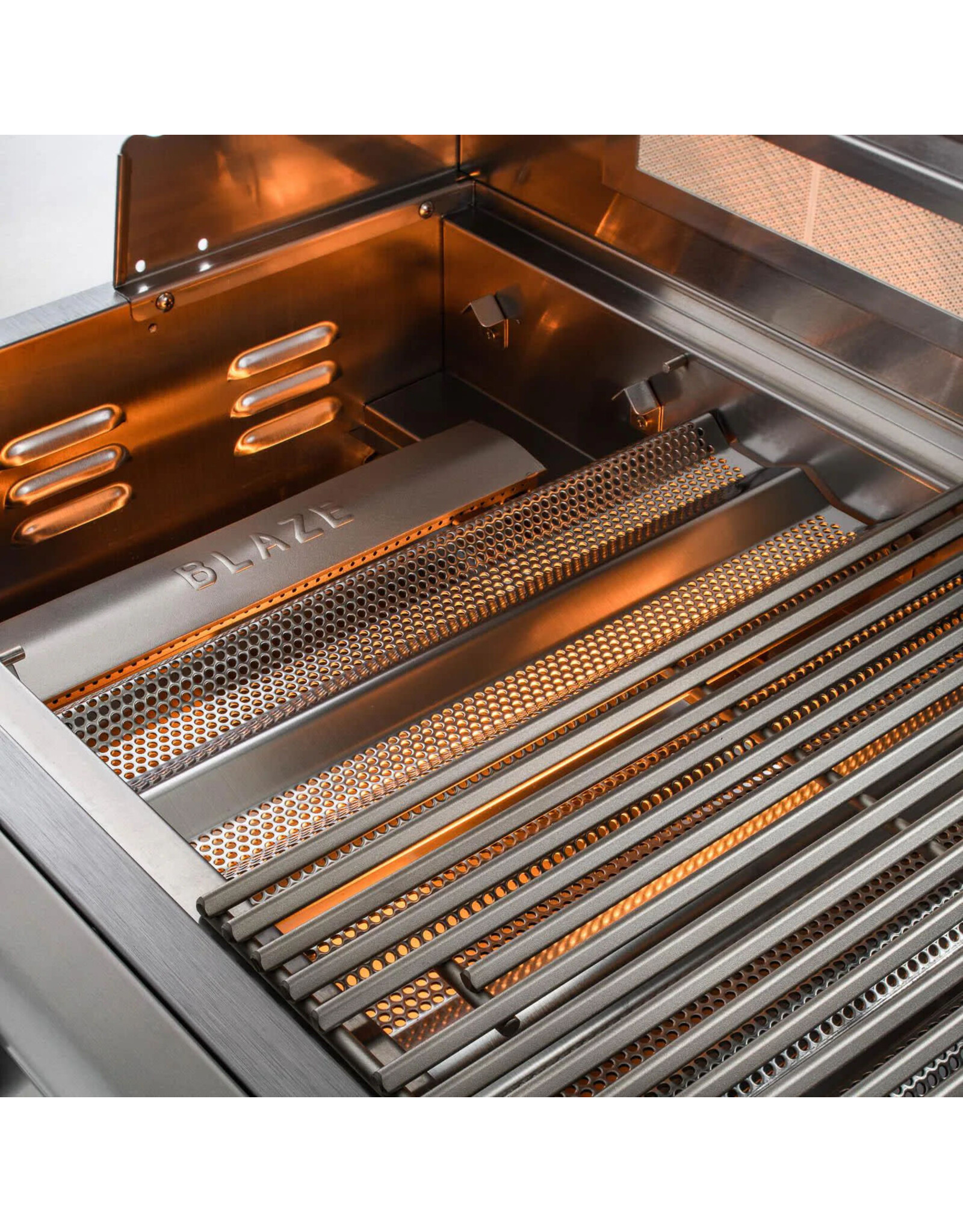 Blaze Outdoor Products Blaze Premium LTE Built-In Grill With Rear Infrared Burner & Grill Lights Built-In 40 Inch Natural Gas - BLZ-5LTE2-NG