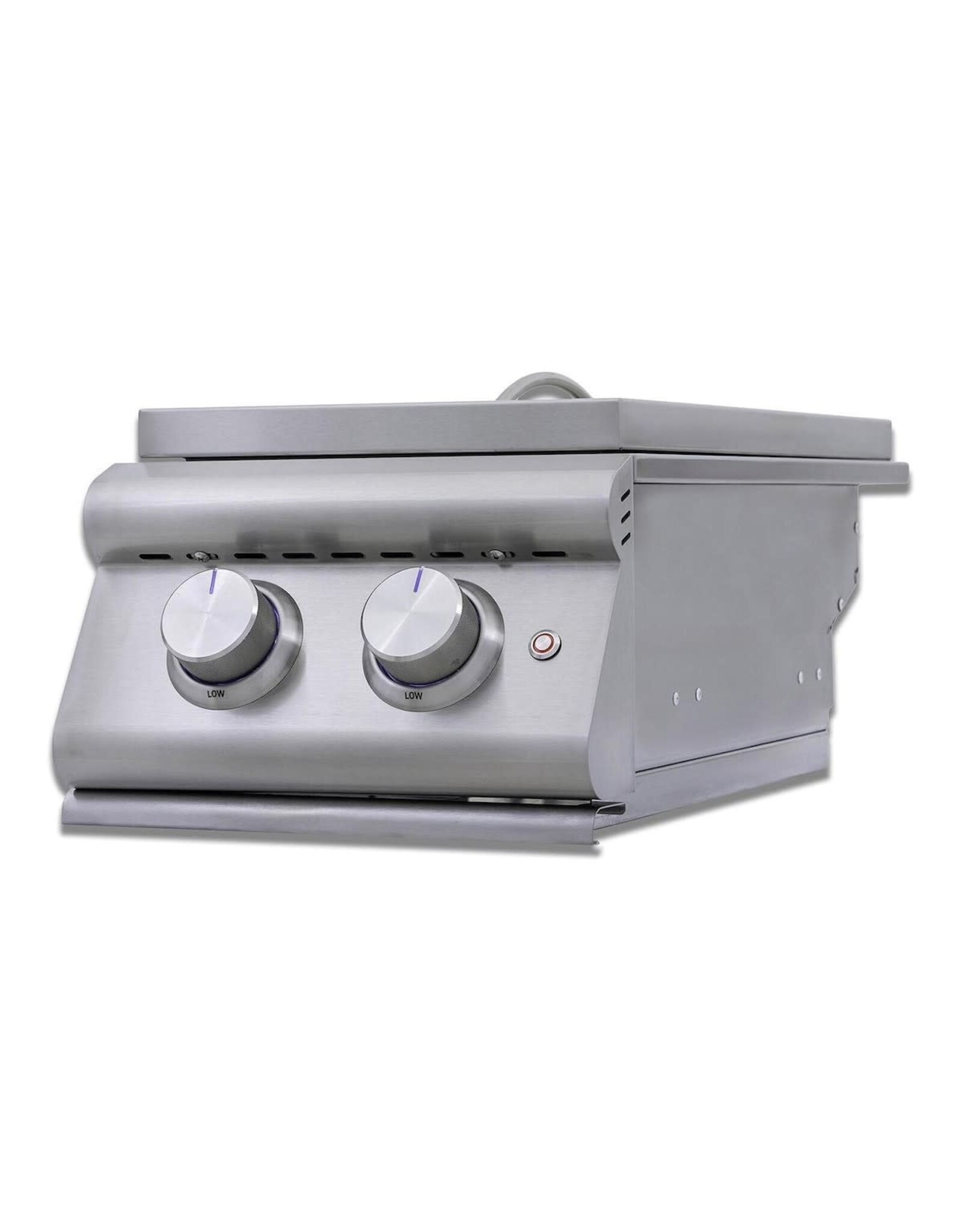 Blaze Outdoor Products Blaze LTE+ Natural Gas Stainless Steel Double Side Burner w/ Lid - BLZ-SB2-LTE3-NG