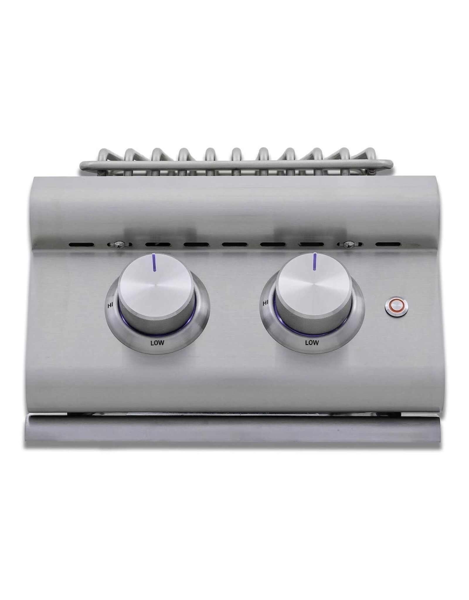 Blaze Outdoor Products Blaze LTE+ Natural Gas Stainless Steel Double Side Burner w/ Lid - BLZ-SB2-LTE3-NG