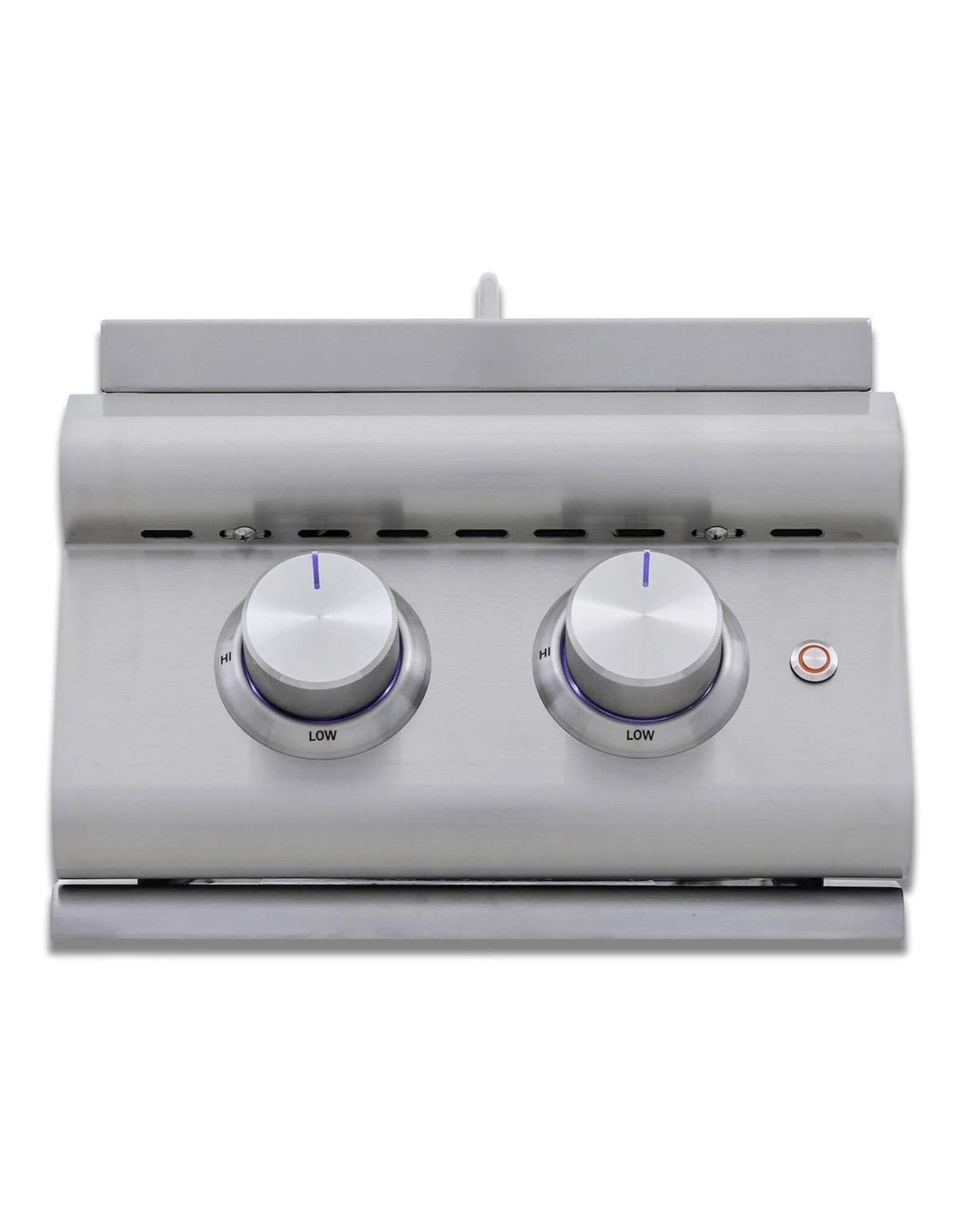 Blaze Outdoor Products Blaze LTE+ Natural Gas Stainless Steel Double Side Burner w/ Lid - BLZ-SB2-LTE3-NG