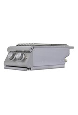 Blaze Outdoor Products Blaze LTE+ Propane Gas Stainless Steel Double Side Burner w/ Lid - BLZ-SB2-LTE3-LP