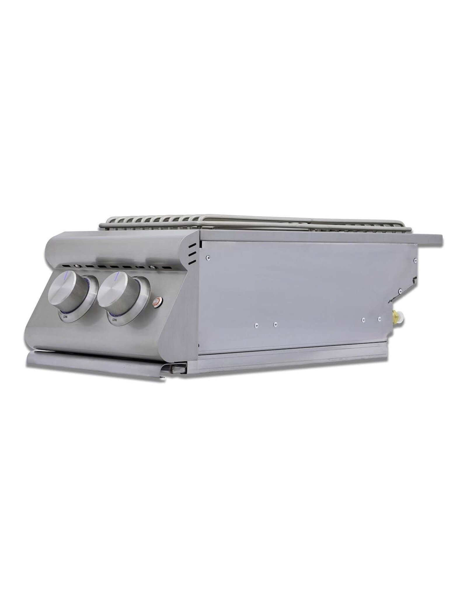 Blaze Outdoor Products Blaze LTE+ Propane Gas Stainless Steel Double Side Burner w/ Lid - BLZ-SB2-LTE3-LP