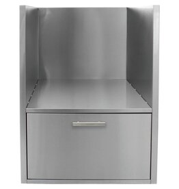 Blaze Outdoor Products Blaze Built-In 34-Inch Kamado Sleeve w/ Drawer - BLZ-KMDO-SLV-LT