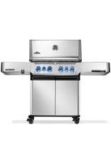 Napoleon Napoleon Prestige 500 Propane Gas Grill with Infrared Side and Rear Burner, Stainless Steel - P500VRSIBPSS