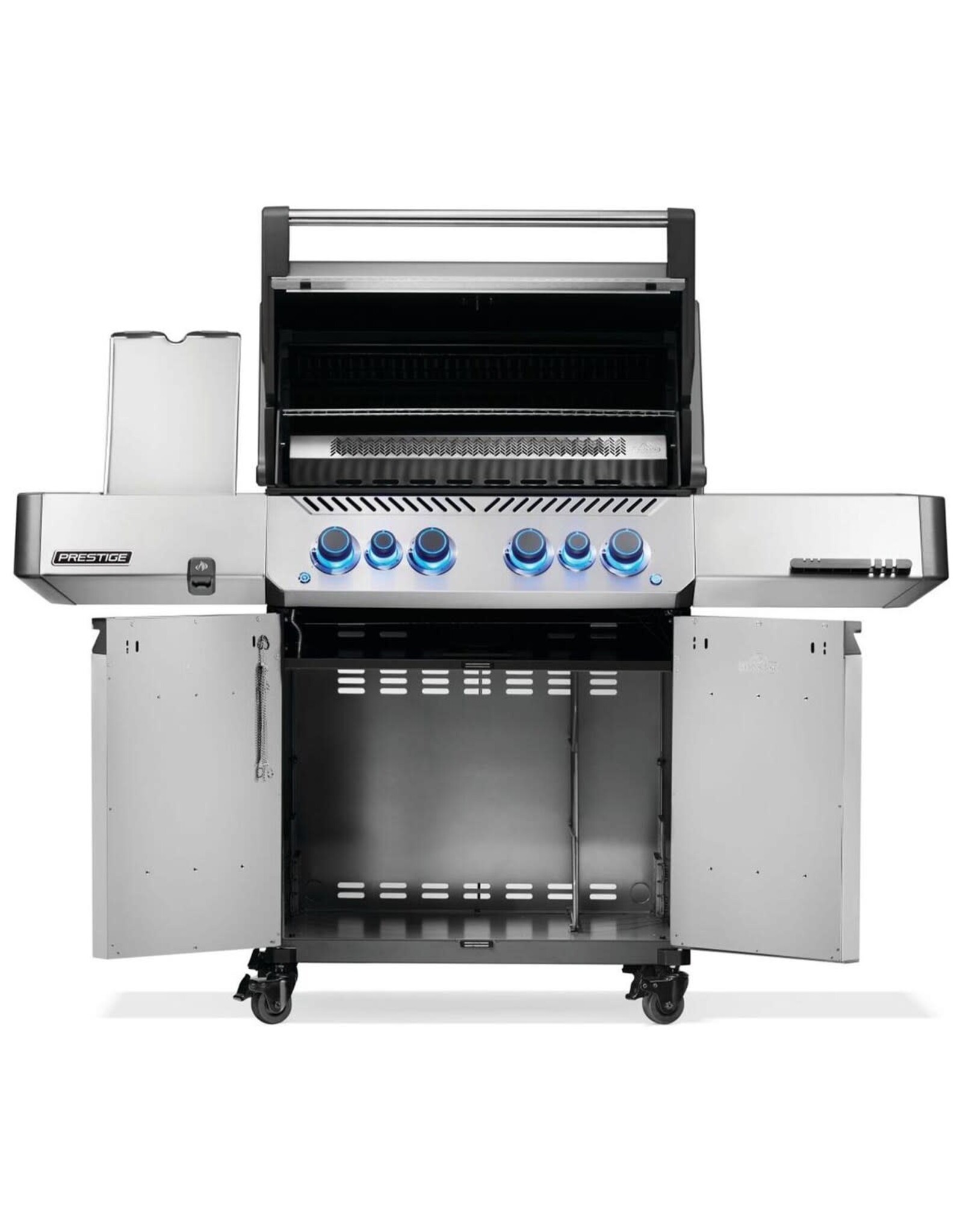 Napoleon Napoleon Prestige 500 Propane Gas Grill with Infrared Side and Rear Burner, Stainless Steel - P500VRSIBPSS