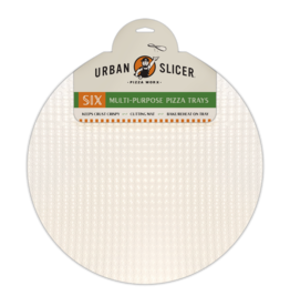 Urban Slicer Pizza Worx Urban Slicer Pizza Worx 14" Multi-Use Pizza Tray 6-Pack - 84106