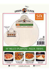 Urban Slicer Pizza Worx Urban Slicer Pizza Worx 14" Multi-Use Pizza Tray 6-Pack - 84106