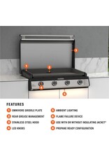 Blackstone Blackstone Stainless Steel 36-Inch Drop-in Griddle with Hood - Propane - 6138