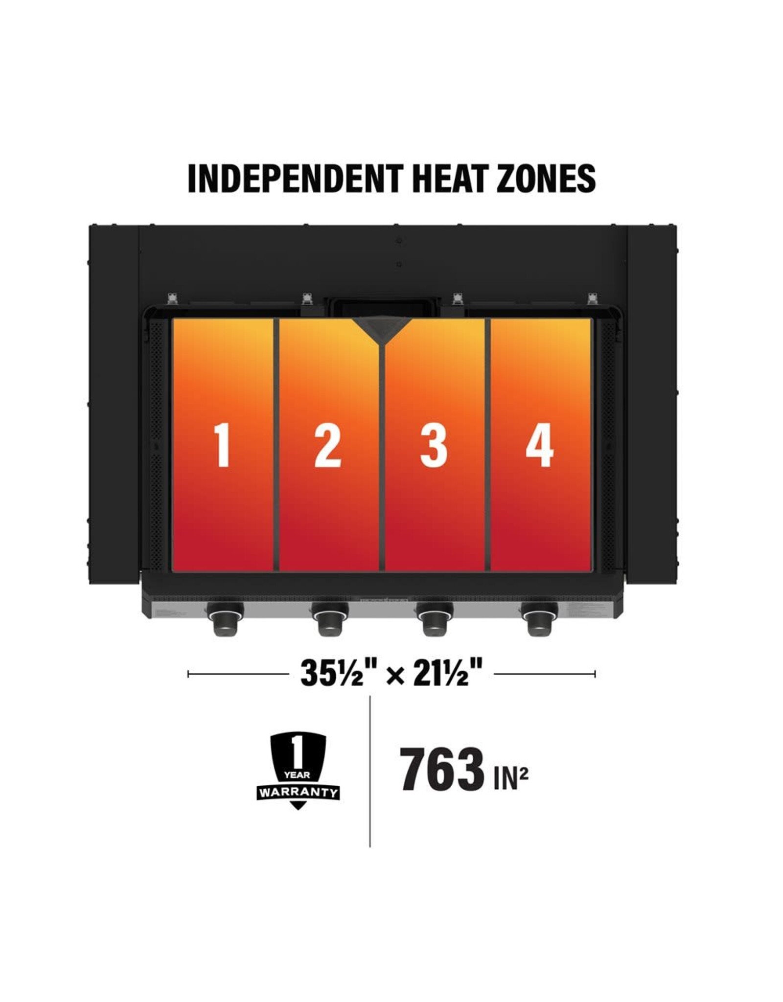 Blackstone Blackstone Stainless Steel 36-Inch Drop-in Griddle with Hood - Propane - 6138
