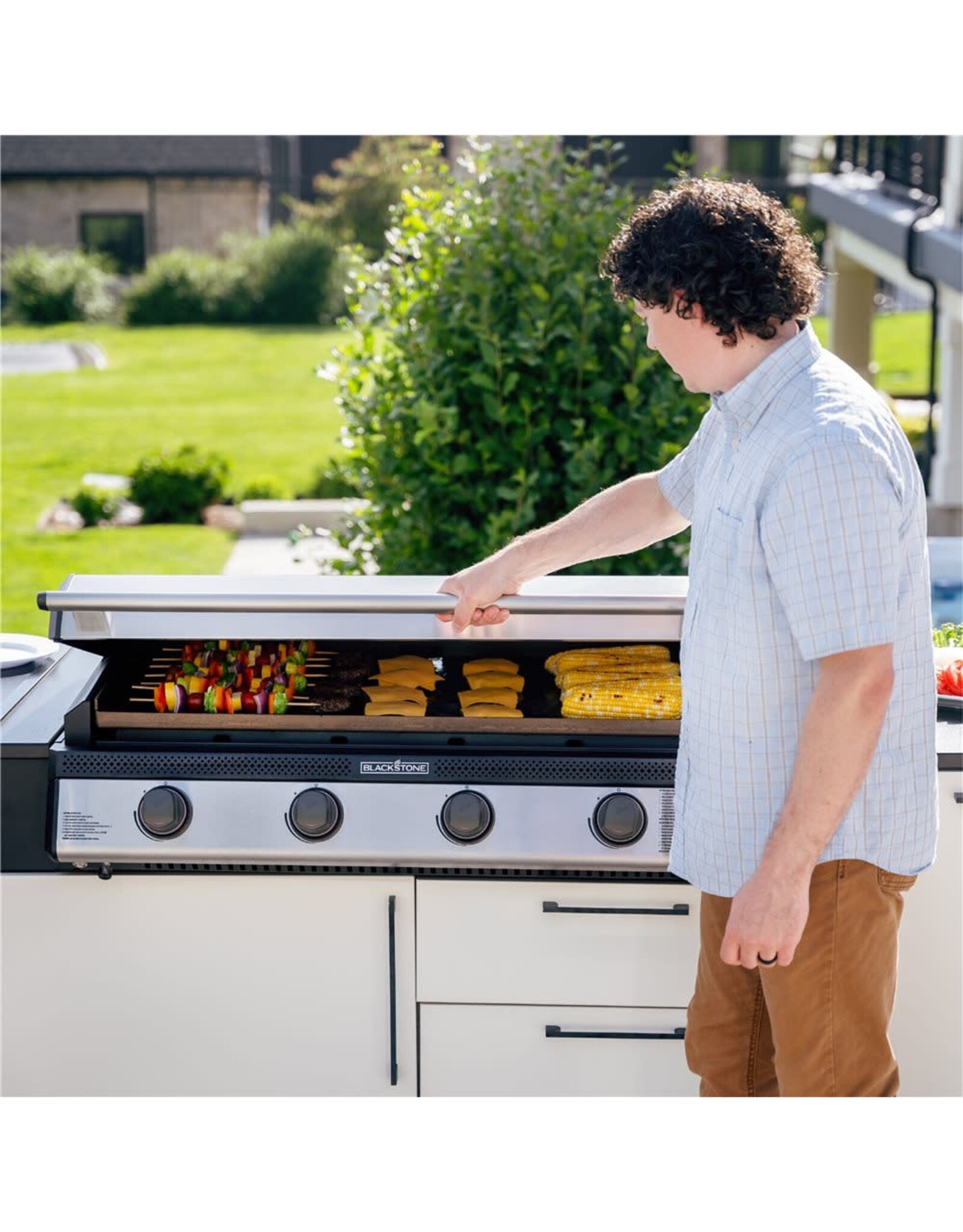 Blackstone Blackstone Stainless Steel 36-Inch Drop-in Griddle with Hood - Propane - 6138