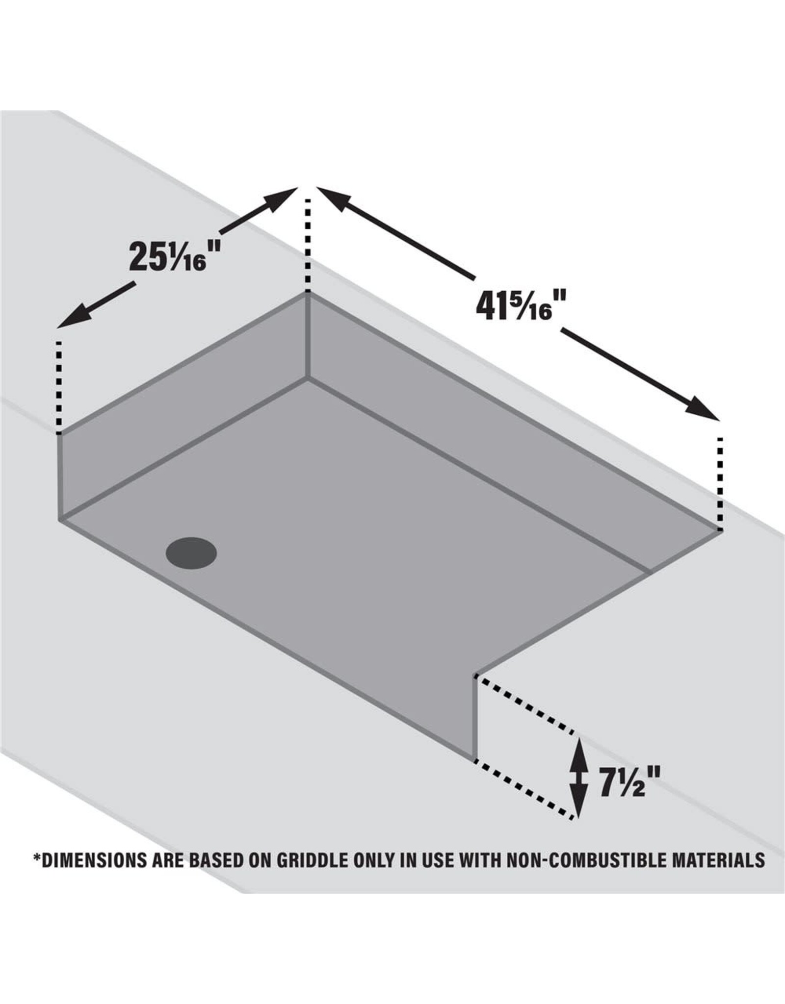 Blackstone Blackstone Stainless Steel 36-Inch Drop-in Griddle with Hood - Propane - 6138