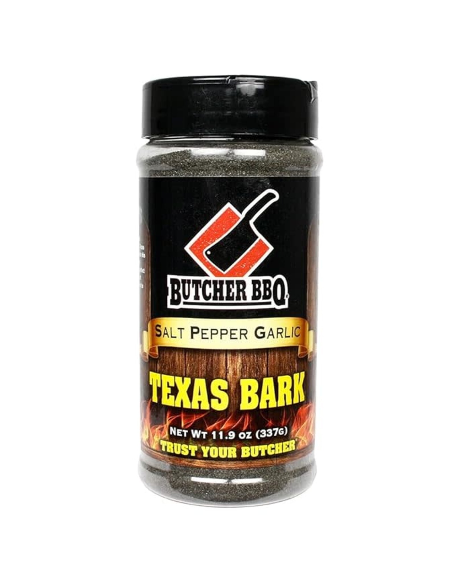 Butcher's BBQ Butcher BBQ Texas Bark Salt Pepper Garlic Seasoning No MSG Gluten Free 11.9 Oz - 56374