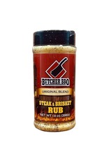 Butcher's BBQ Butcher BBQ Steak and Brisket Rub Barbecue Seasoning 14 Oz - 35845