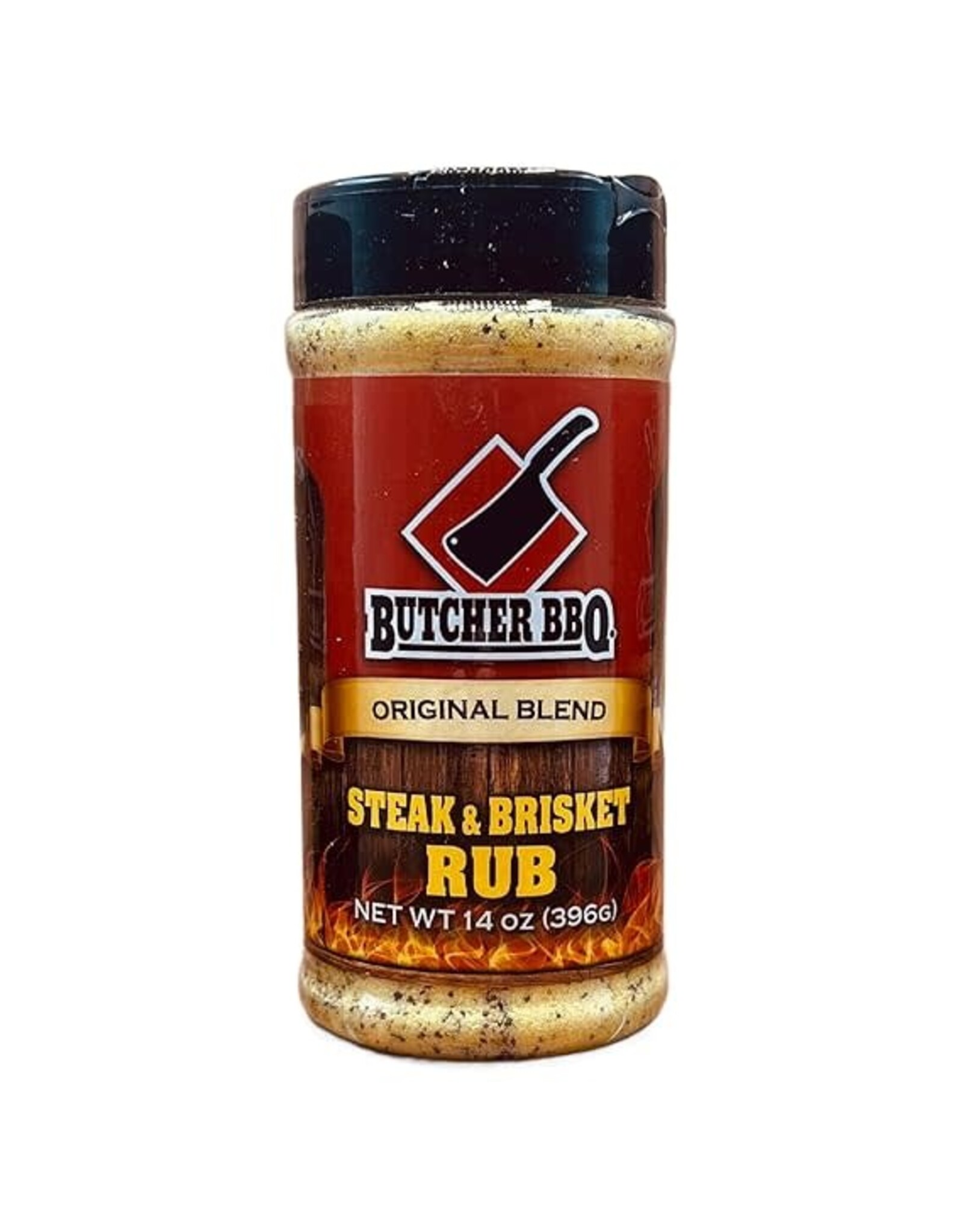 Butcher's BBQ Butcher BBQ Steak and Brisket Rub Barbecue Seasoning 14 Oz - 35845