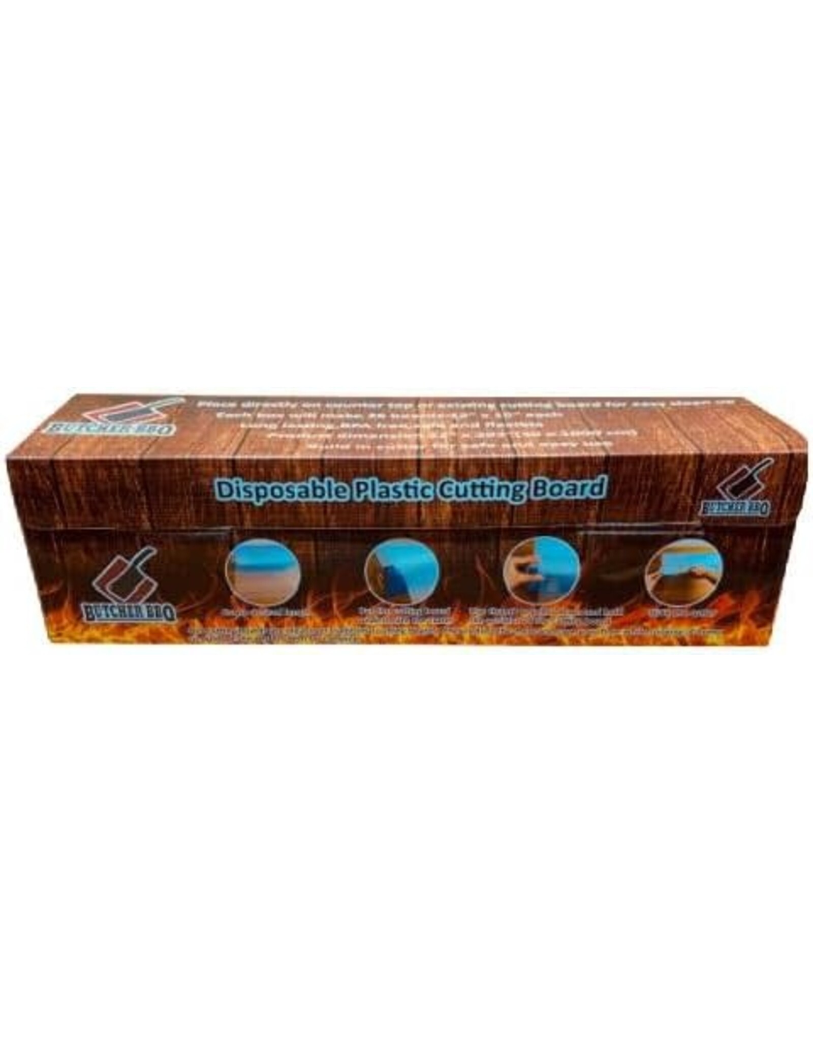 Butcher's BBQ Butcher's BBQ Disposable Plastic Cutting Board/Easy Prep/Easy Clean Up/Cut and Toss - 56398