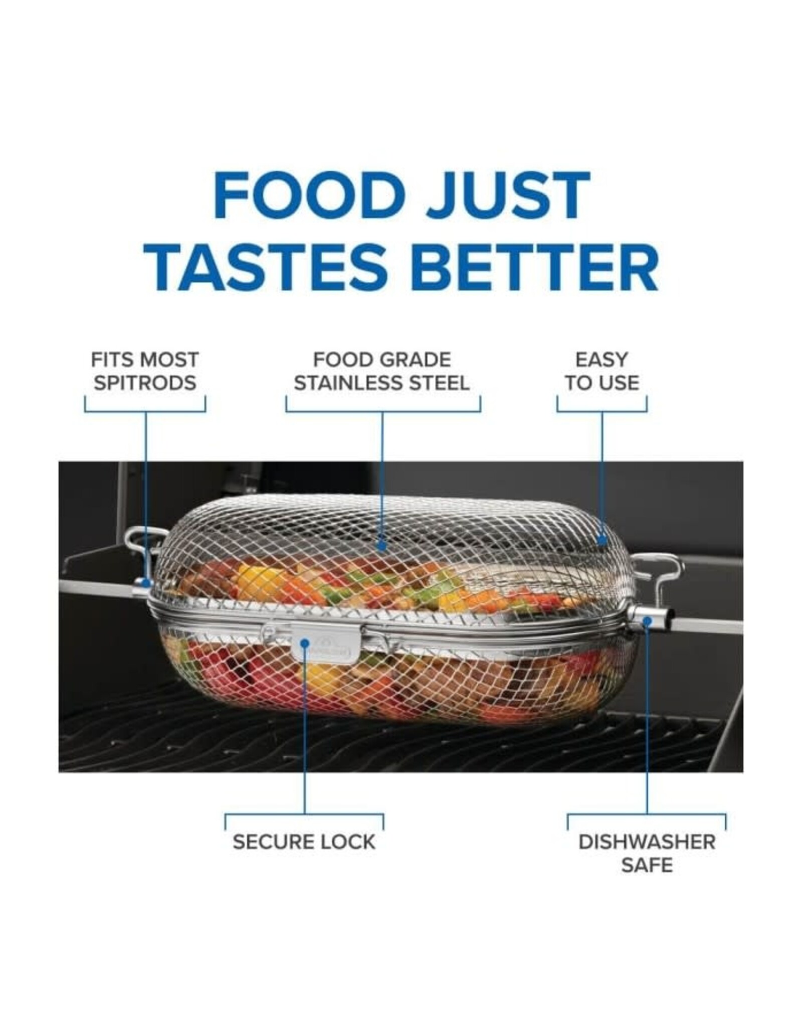 Napoleon Napoleon Rotisserie Grill Basket - 64000